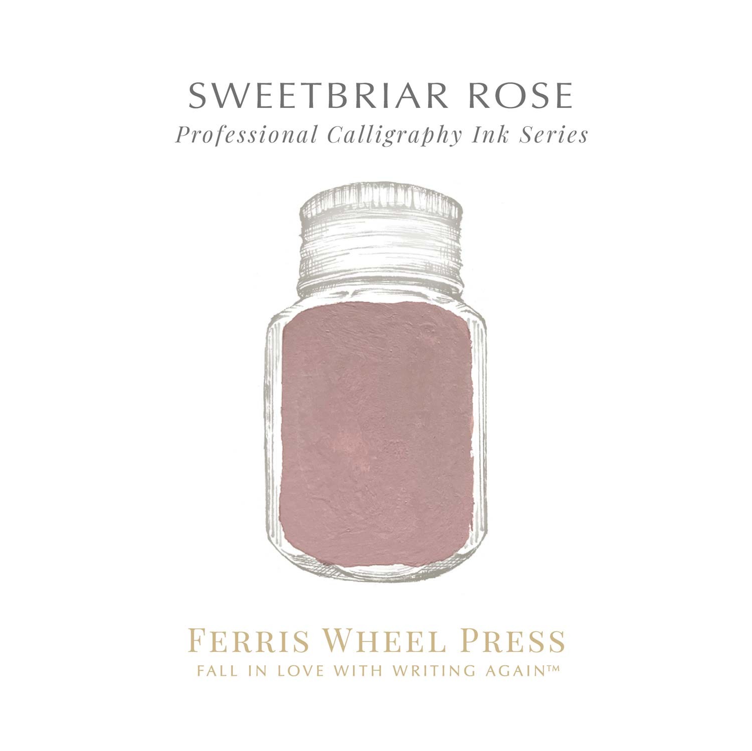 Ferris Wheel Press Sweetbriar Rose Şişe Mürekkep - 28 ml