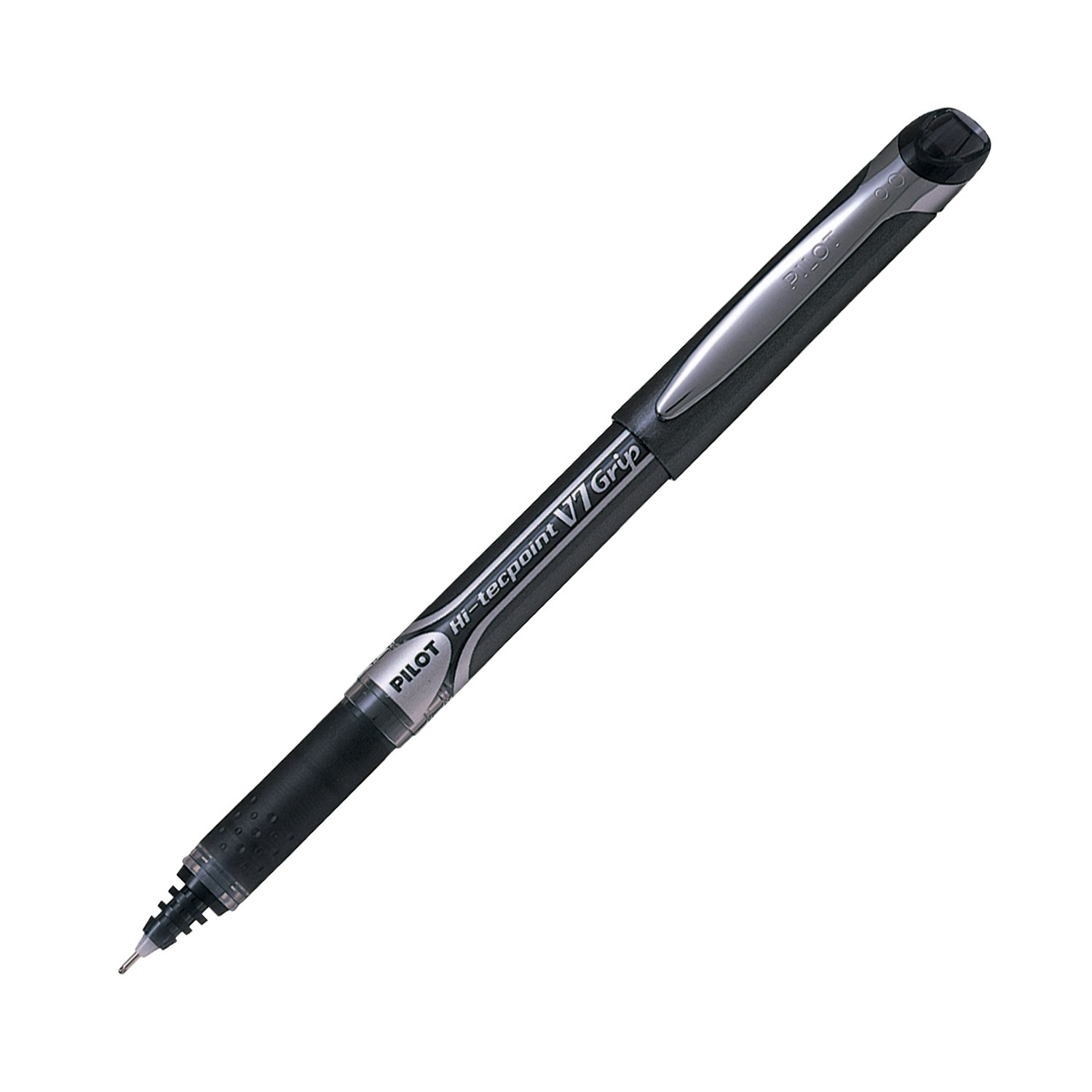 Pilot V7 Grip Hi-Tecpoint 0.7 mm İğne Uçlu Roller Kalem - Siyah