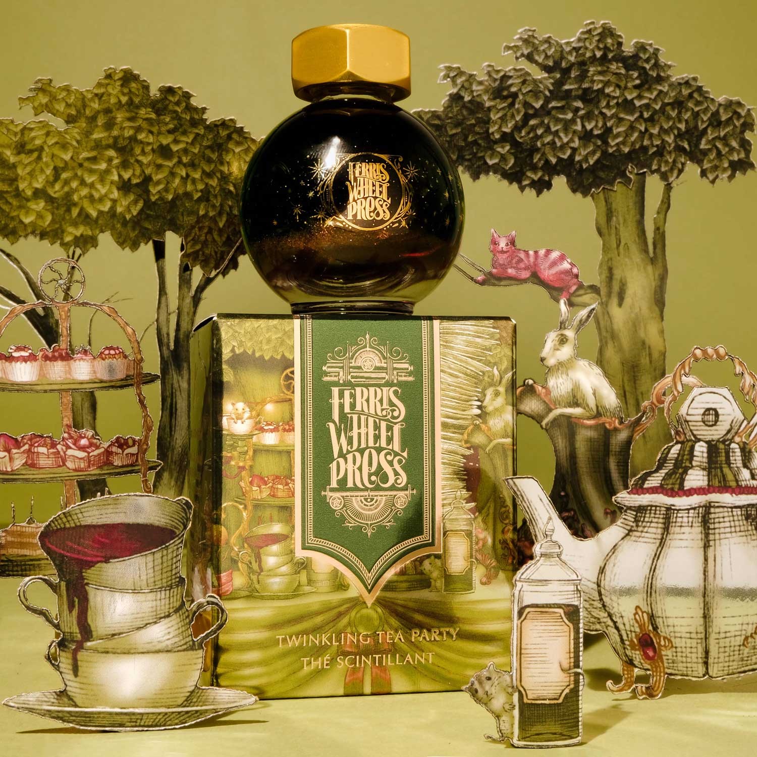 Ferris Wheel Press Twinkling Tea Party Şişe Mürekkep - 20 ml