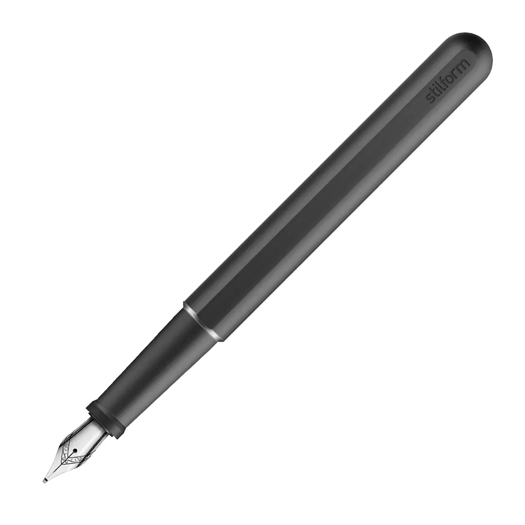 Stilform Aluminium INK Fountain Pen Warp Black | Stilform Fountain Pen