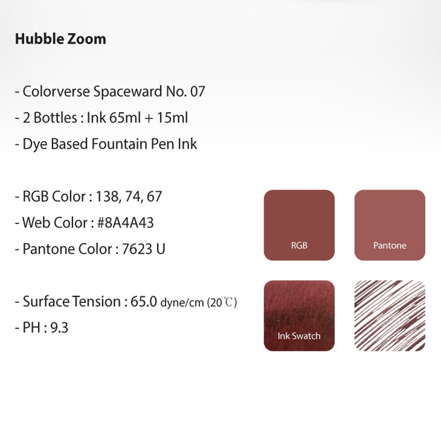 Colorverse The Mini Collection No. 07 Hubble Zoom Şişe Mürekkep - 5 ml