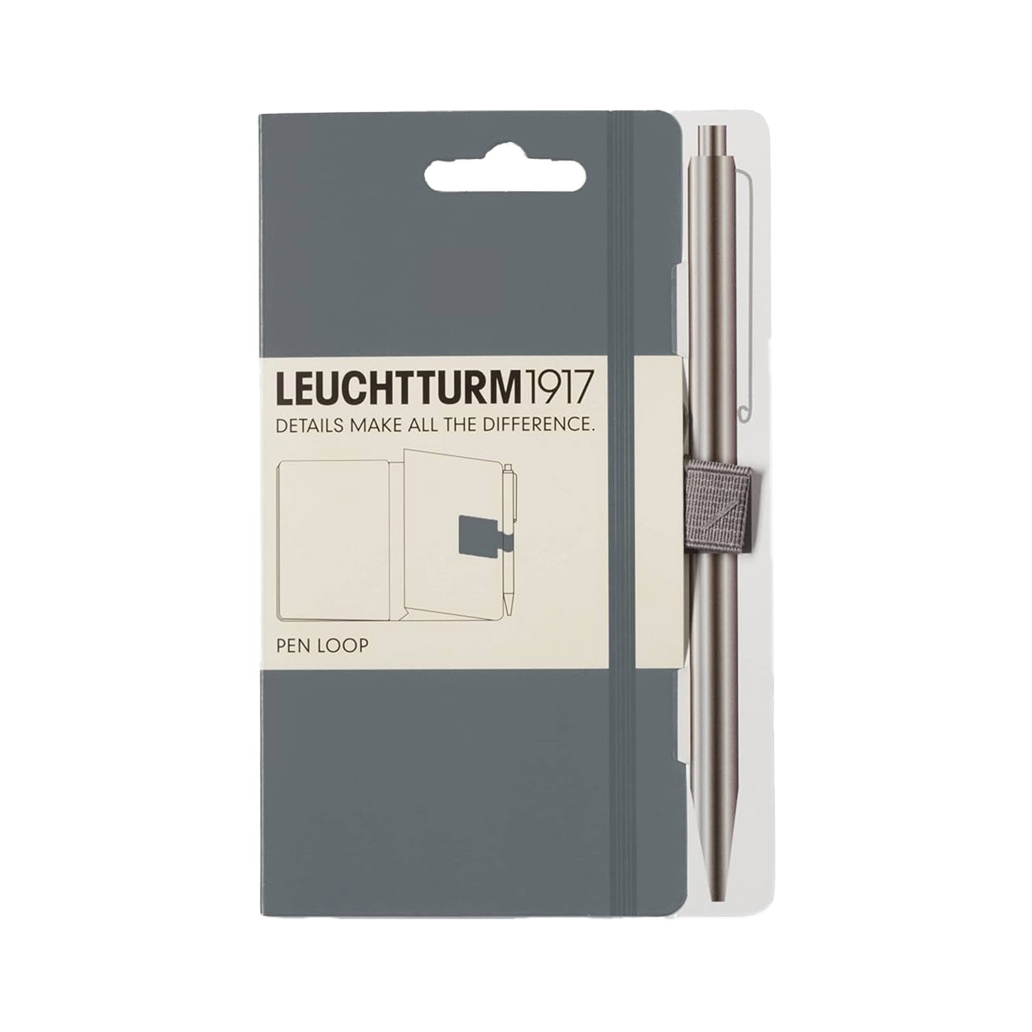 Leuchtturm1917 Pen Loop Kalem Tutucu - Antrasit Gri