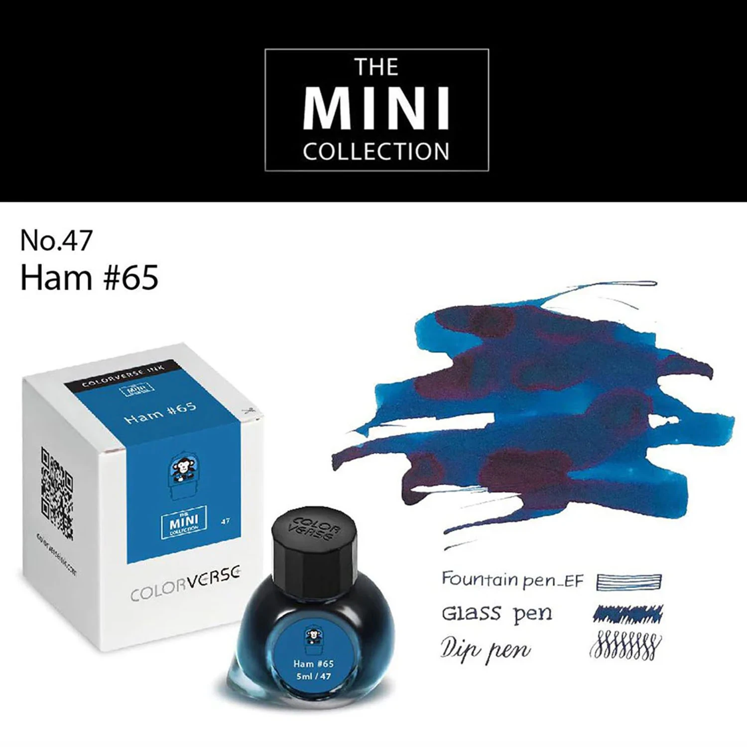 Colorverse The Mini Collection No. 47 Ham #65 Şişe Mürekkep - 5 ml