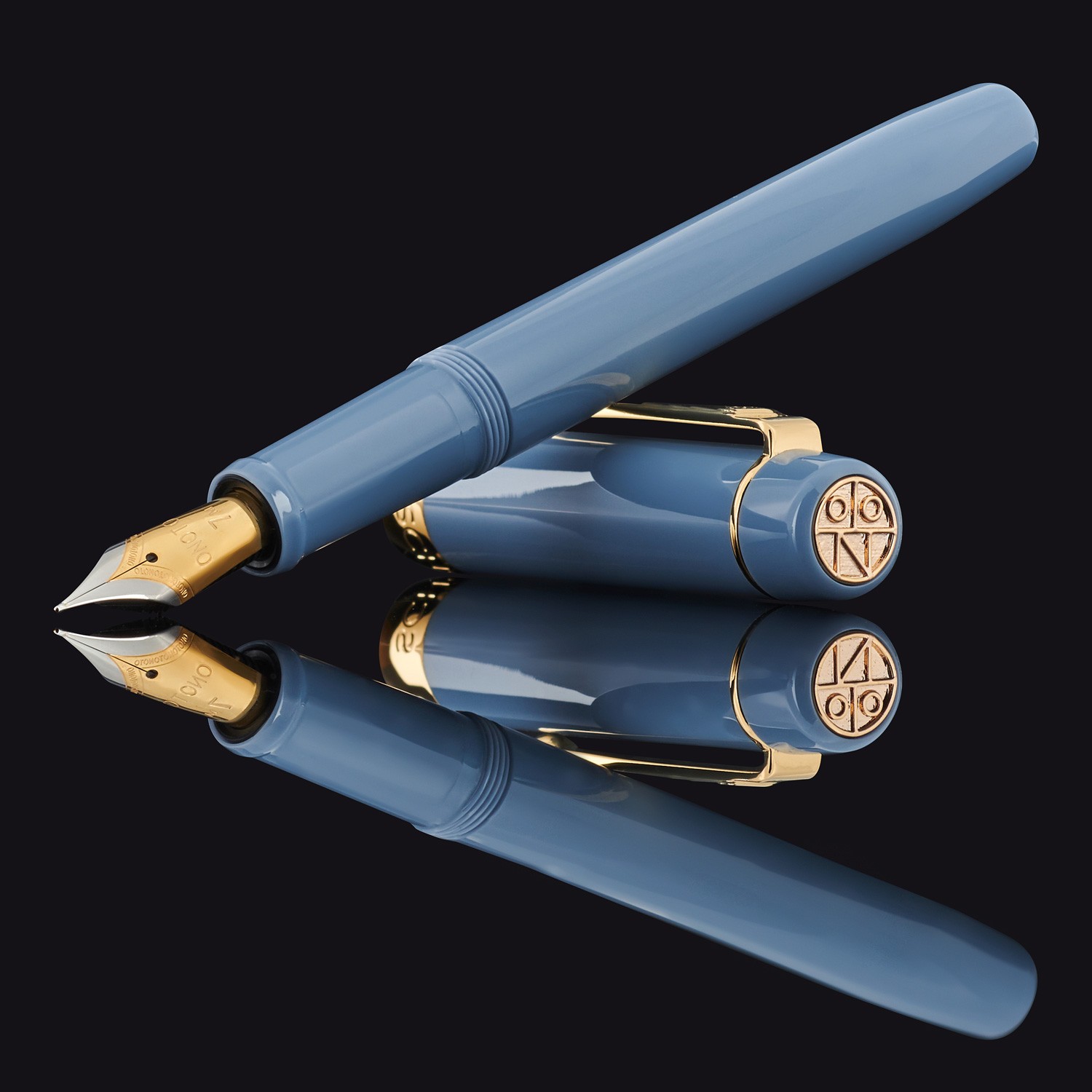 Onoto Scholar Gold Dolma Kalem - Sky Blue