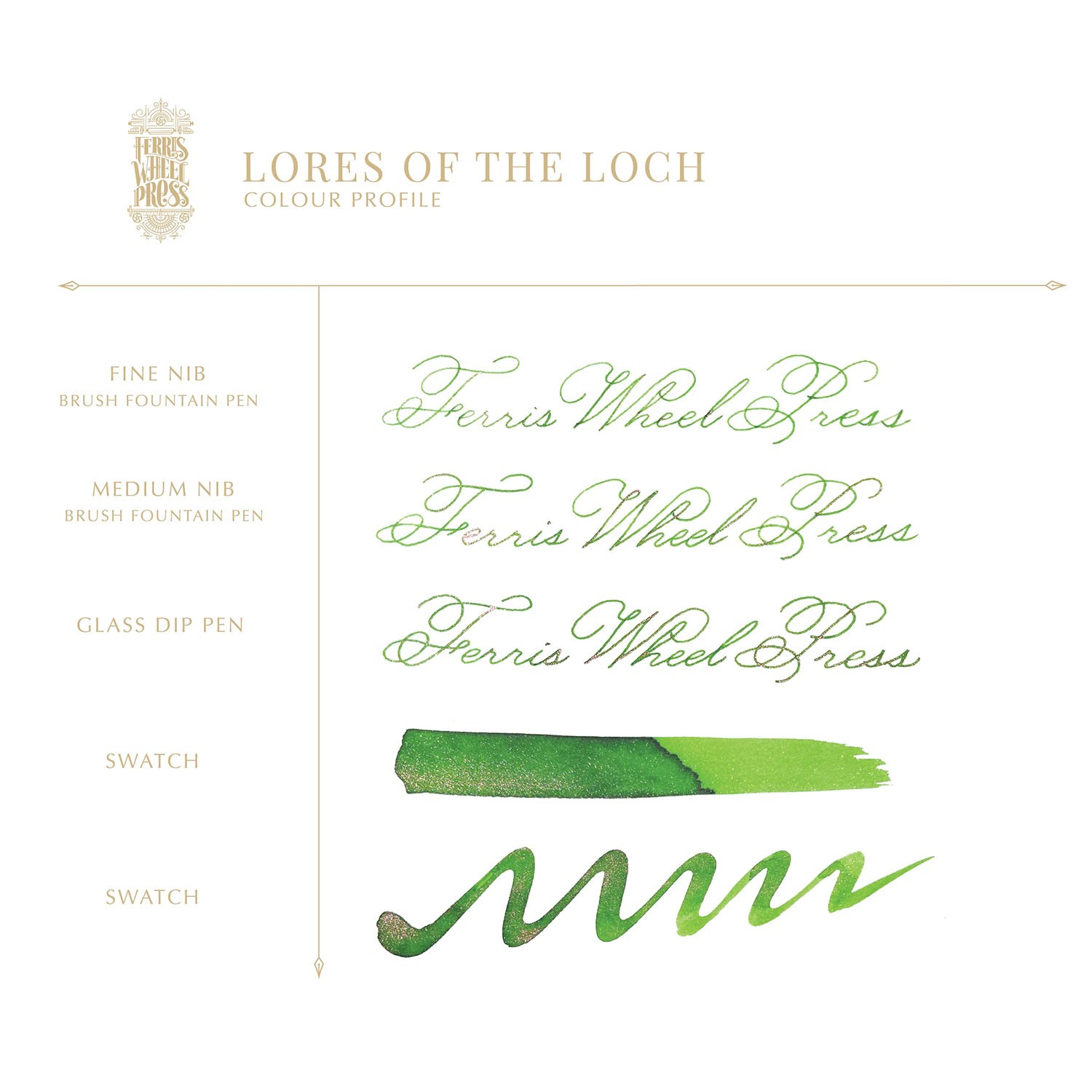 Ferris Wheel Press Lores of the Loch Şişe Mürekkep - 10 ml