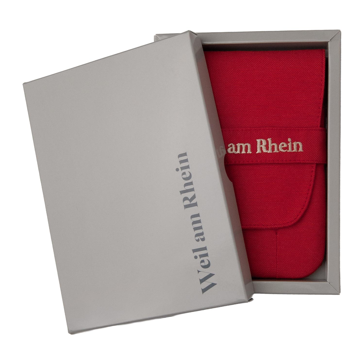 Weil am Rhein Triple Plus Serisi 3'lü Kalem Kılıfı - Red