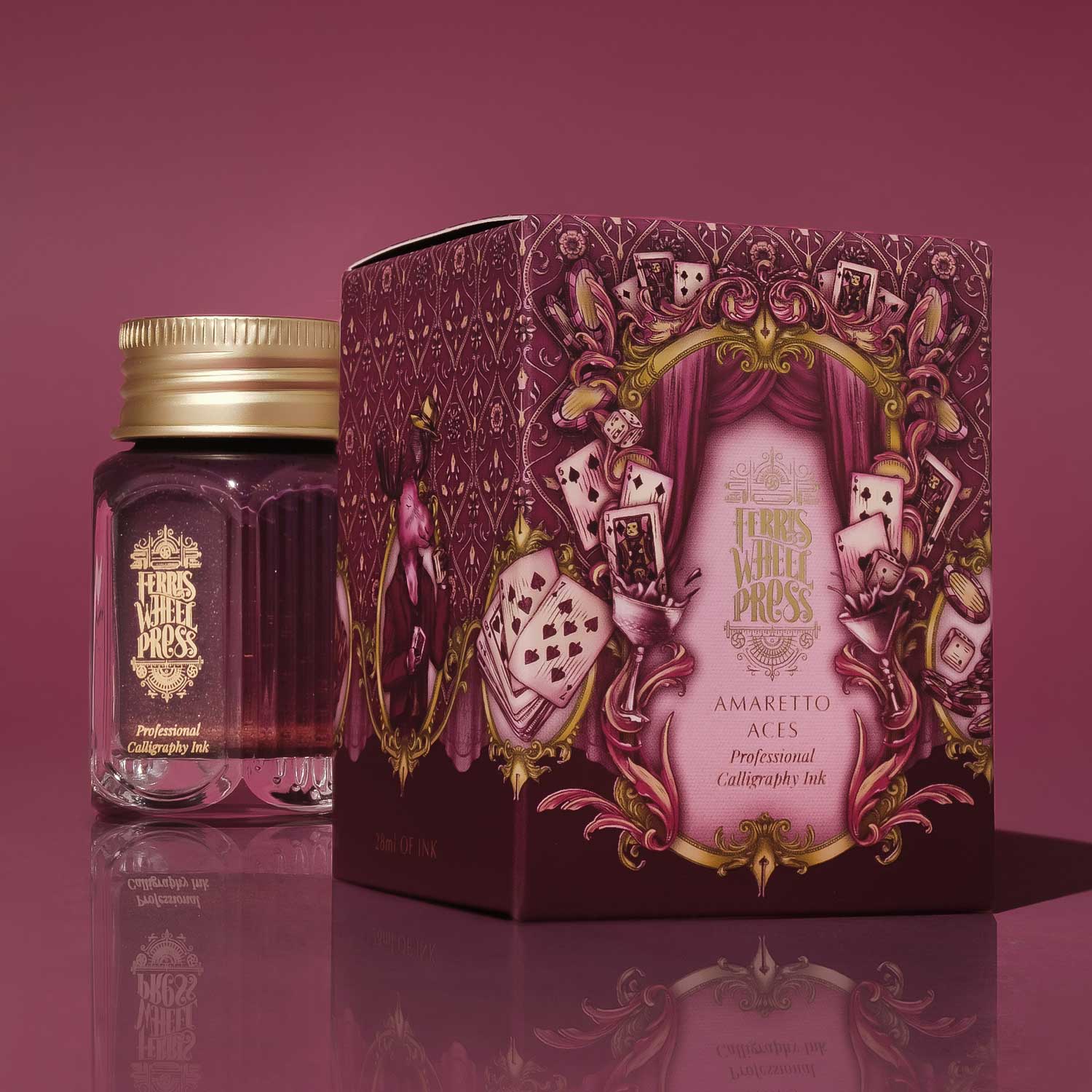 Ferris Wheel Press Amaretto Aces Kaligrafi Şişe Mürekkep - 28 ml