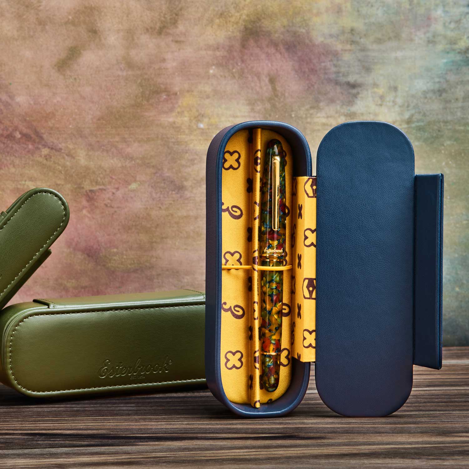 Esterbrook NOOKS Tekli Kalem Kılıfı - Moss Green