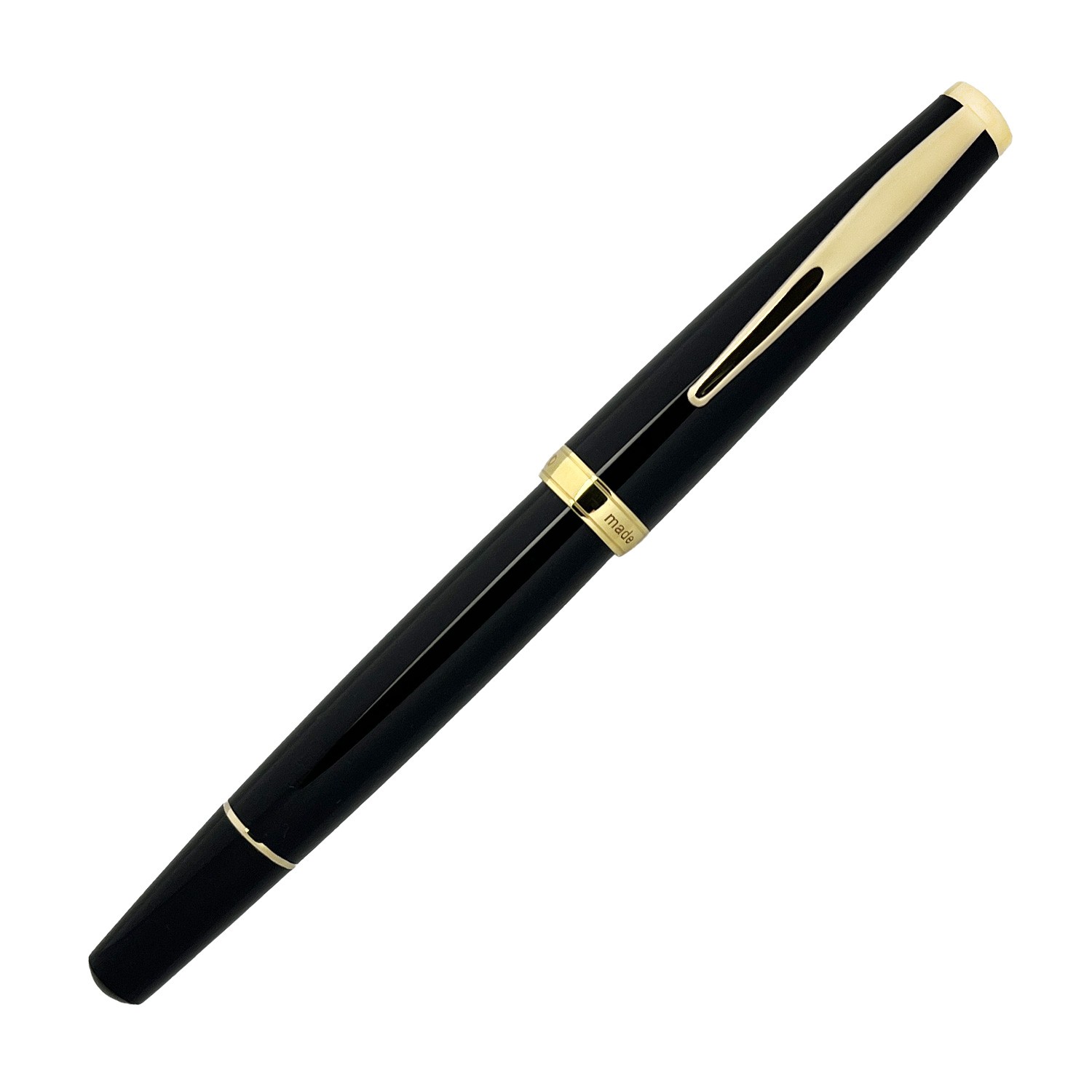 Cleo Skribent Classic Gold Pistonlu Dolma Kalem - Black