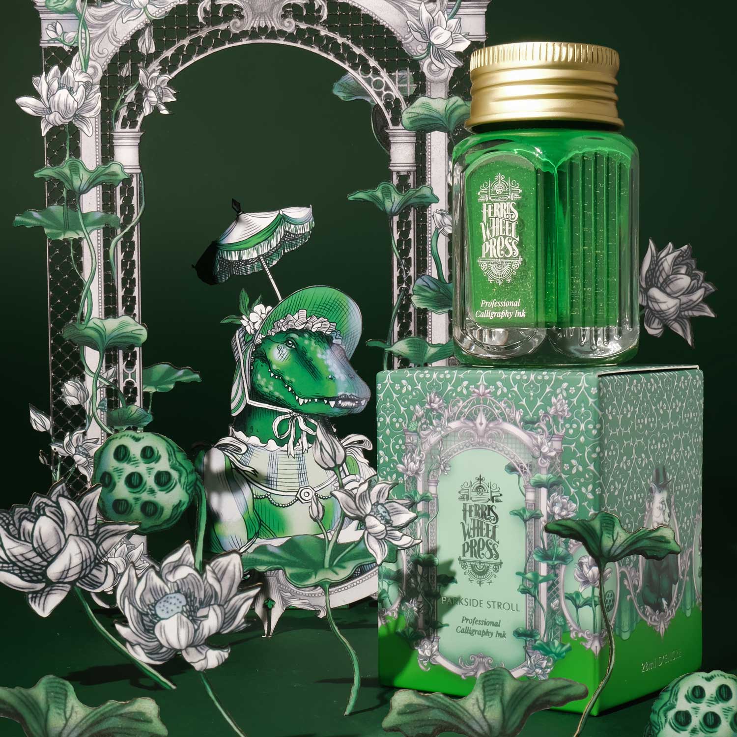 Ferris Wheel Press Parkside Stroll Kaligrafi Şişe Mürekkep - 28 ml