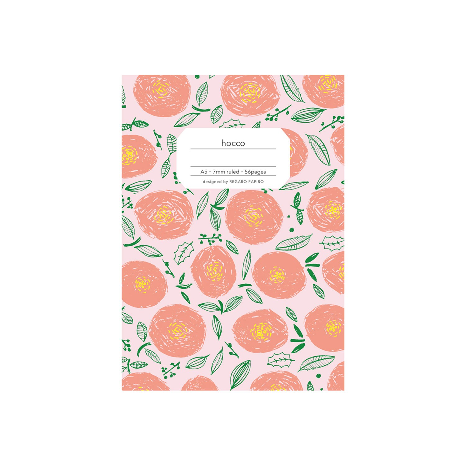 Apica Hocco A5 Çizgili Defter - Çiçek