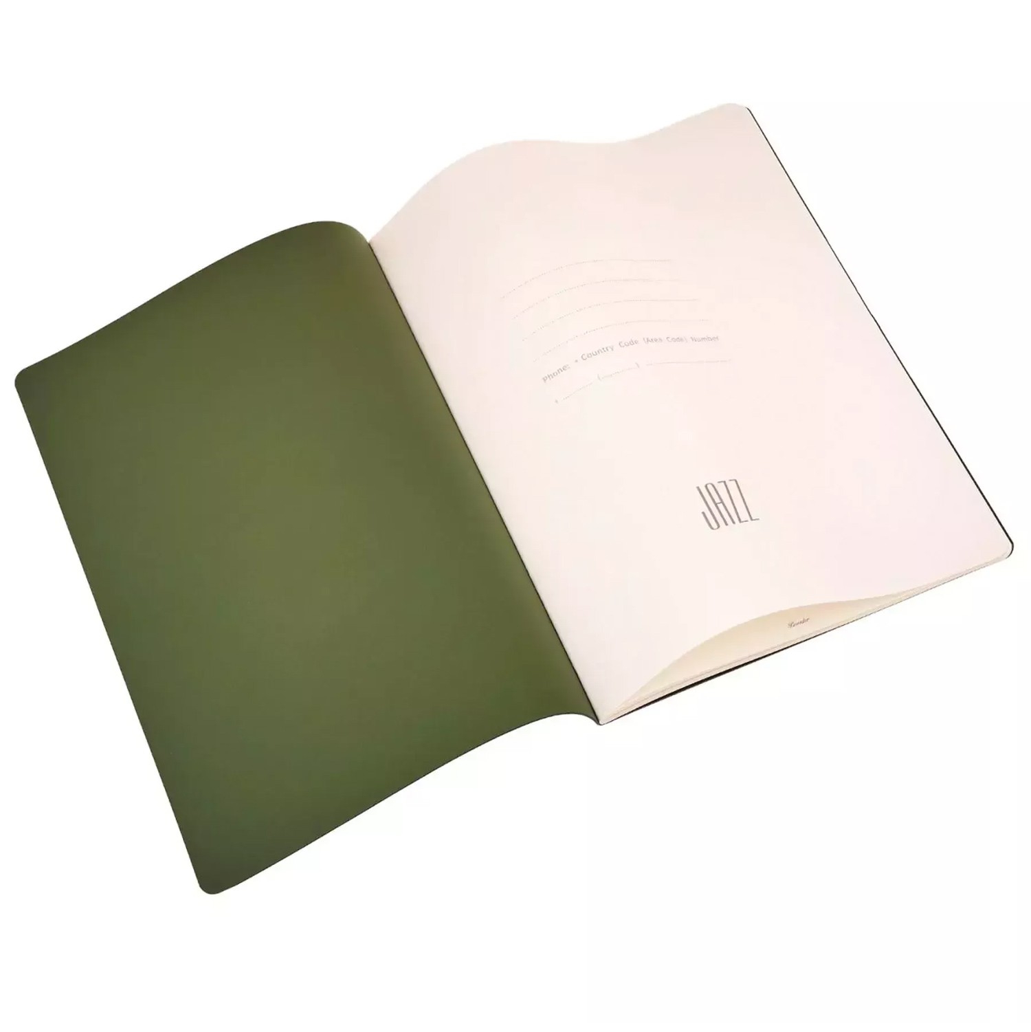Pineider Jazz 9 x 14 cm Defter - Green