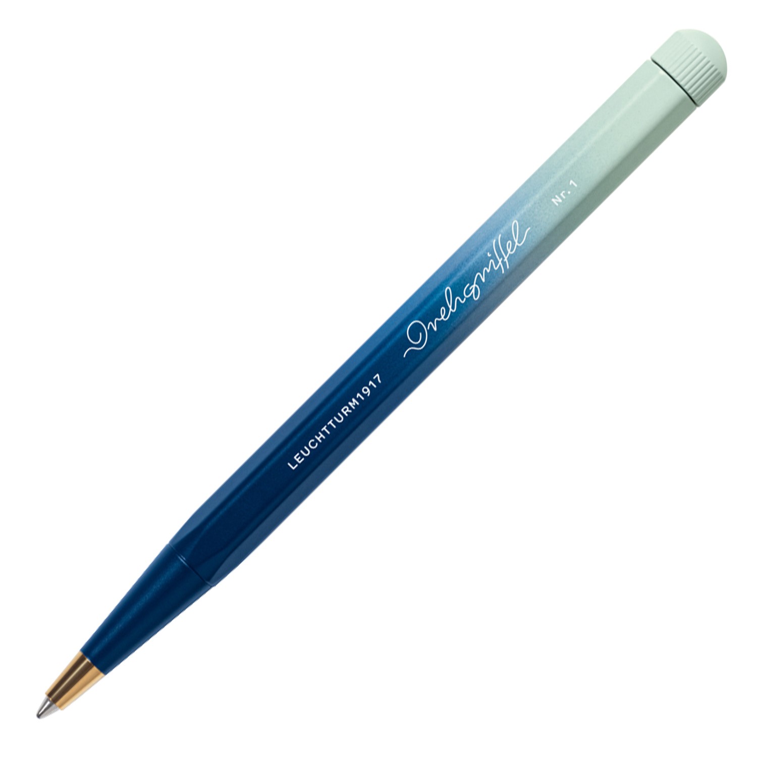 Leuchtturm1917 Gradient Serisi Drehgriffel Nr. 1 Tükenmez Kalem - Navy/Mint Green