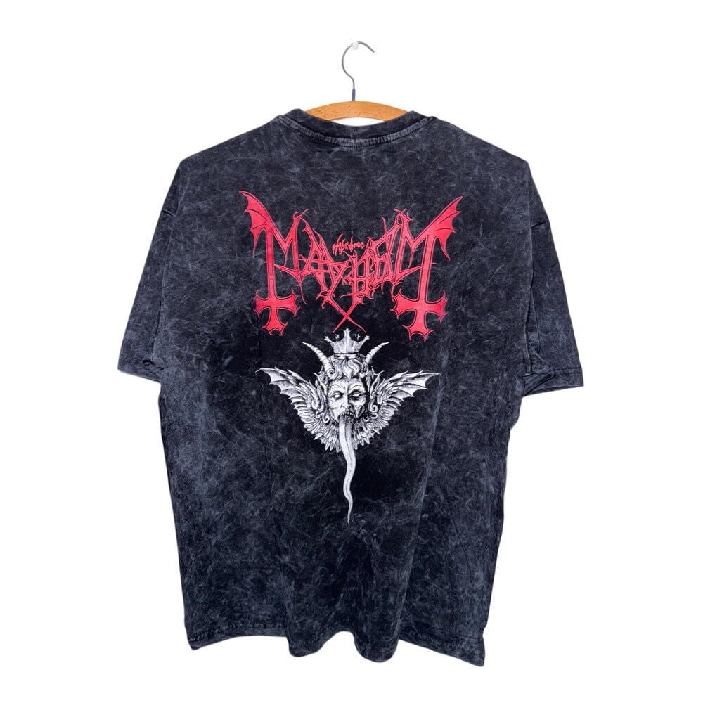 Mayhem - Eastern Ritual yıkamalı oversize tişört