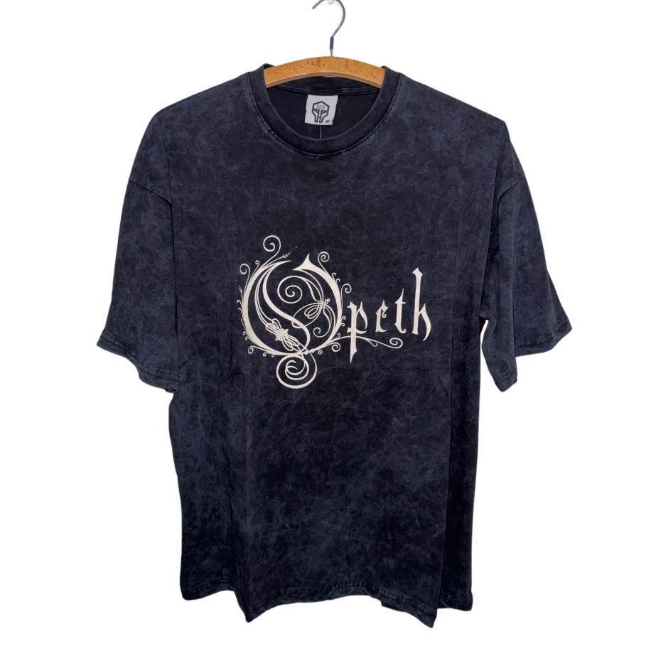 Opeth - Wise Man yıkamalı oversize tişört