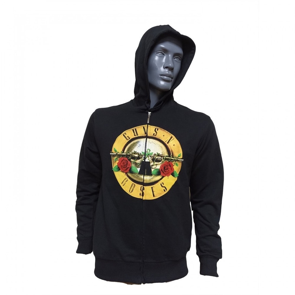 Guns N Roses - Logo Classic fermuarlı sweatshirt
