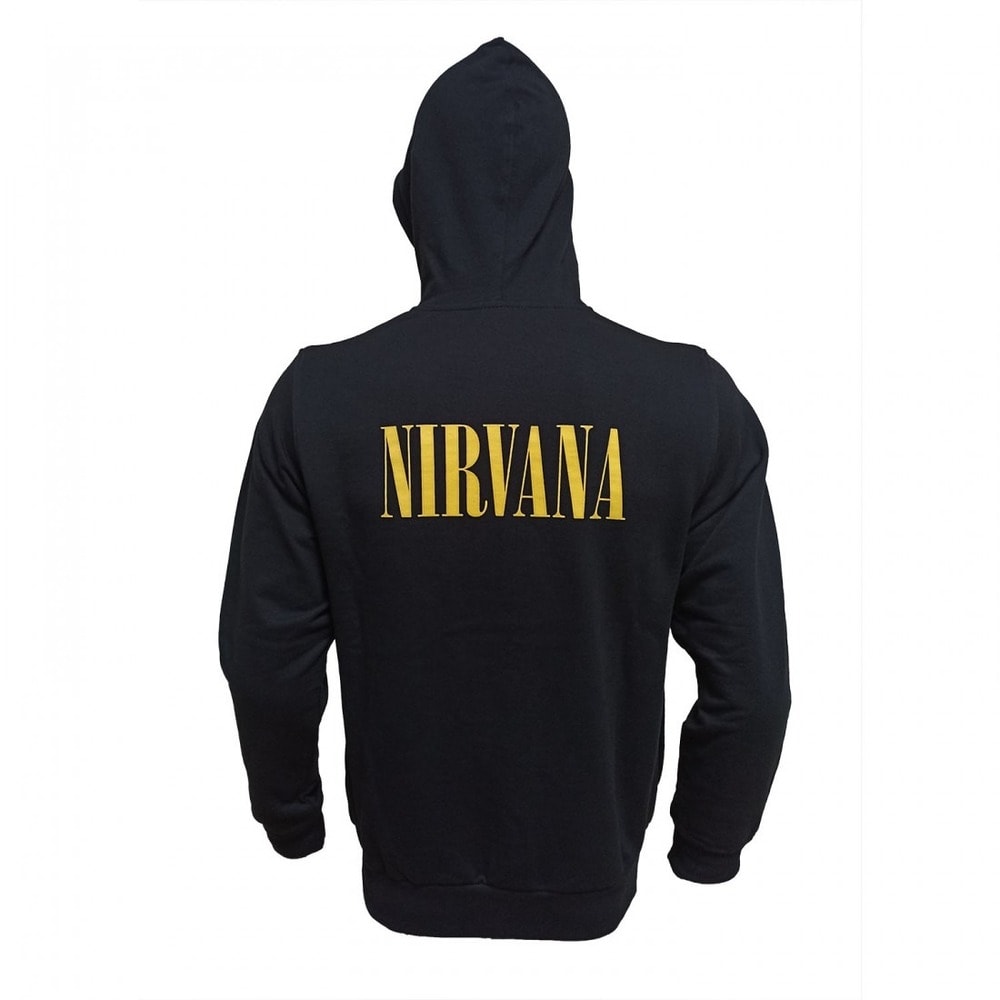Nirvana - Smiley fermuarlı sweatshirt