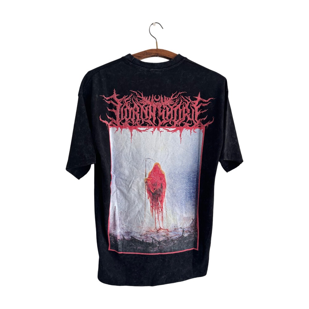 Lorna Shore - Nothingness yıkamalı oversize tişört