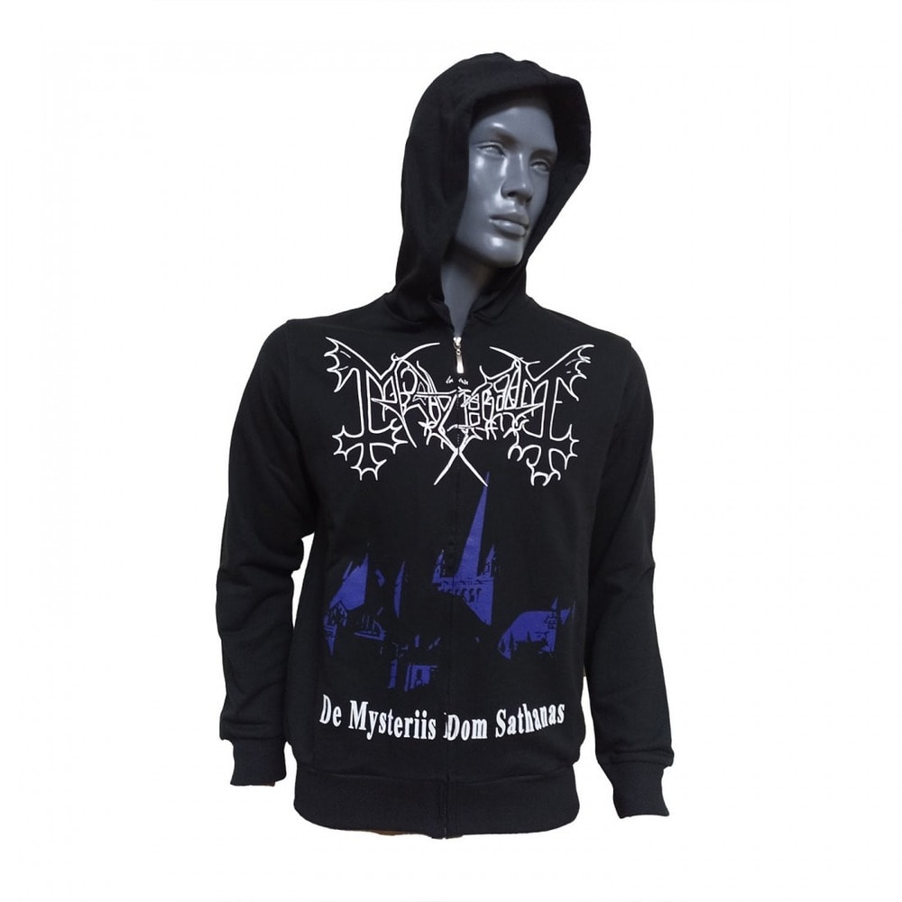 Mayhem - De Mysteriis Dom Sathanas fermuarlı sweatshirt