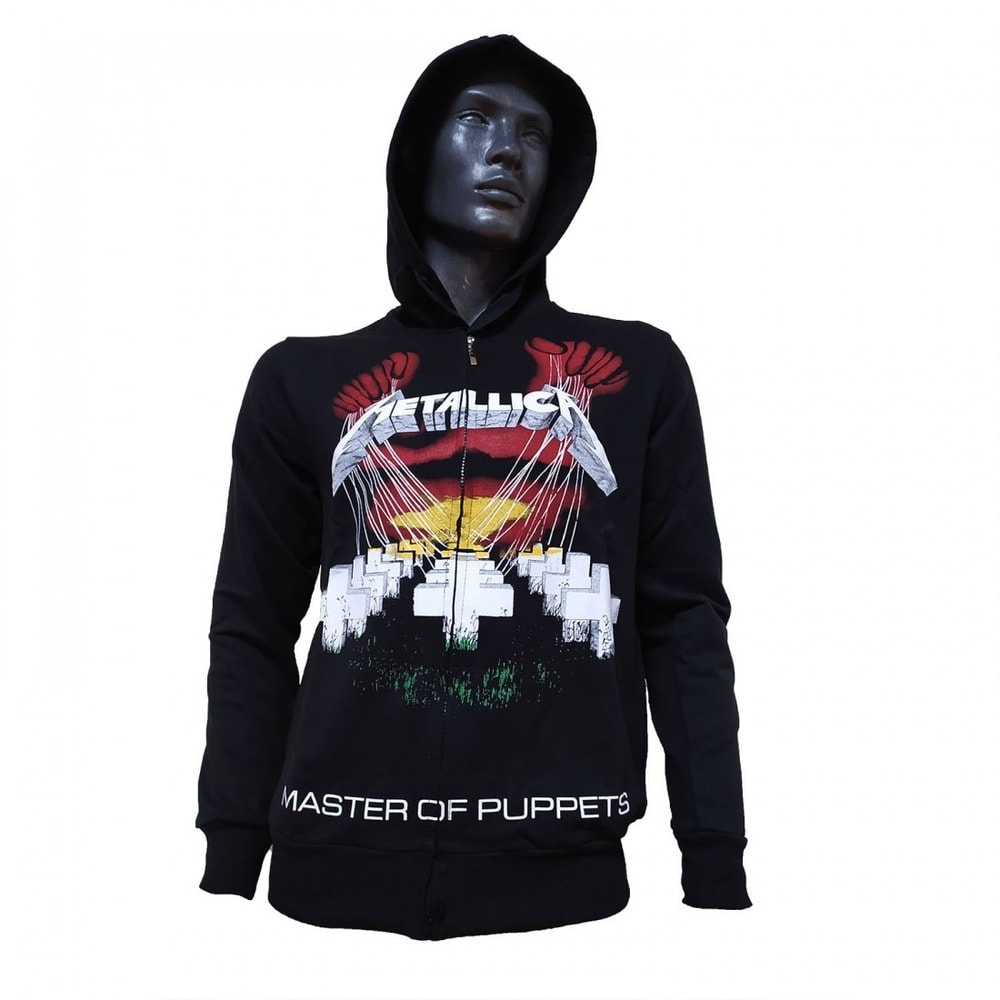Metallica - Master Of Puppets fermuarlı sweatshirt