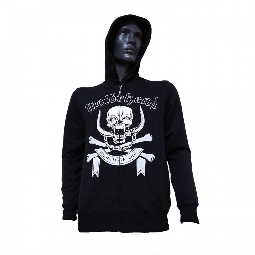 Motörhead - March Or Die fermuarlı sweatshirt