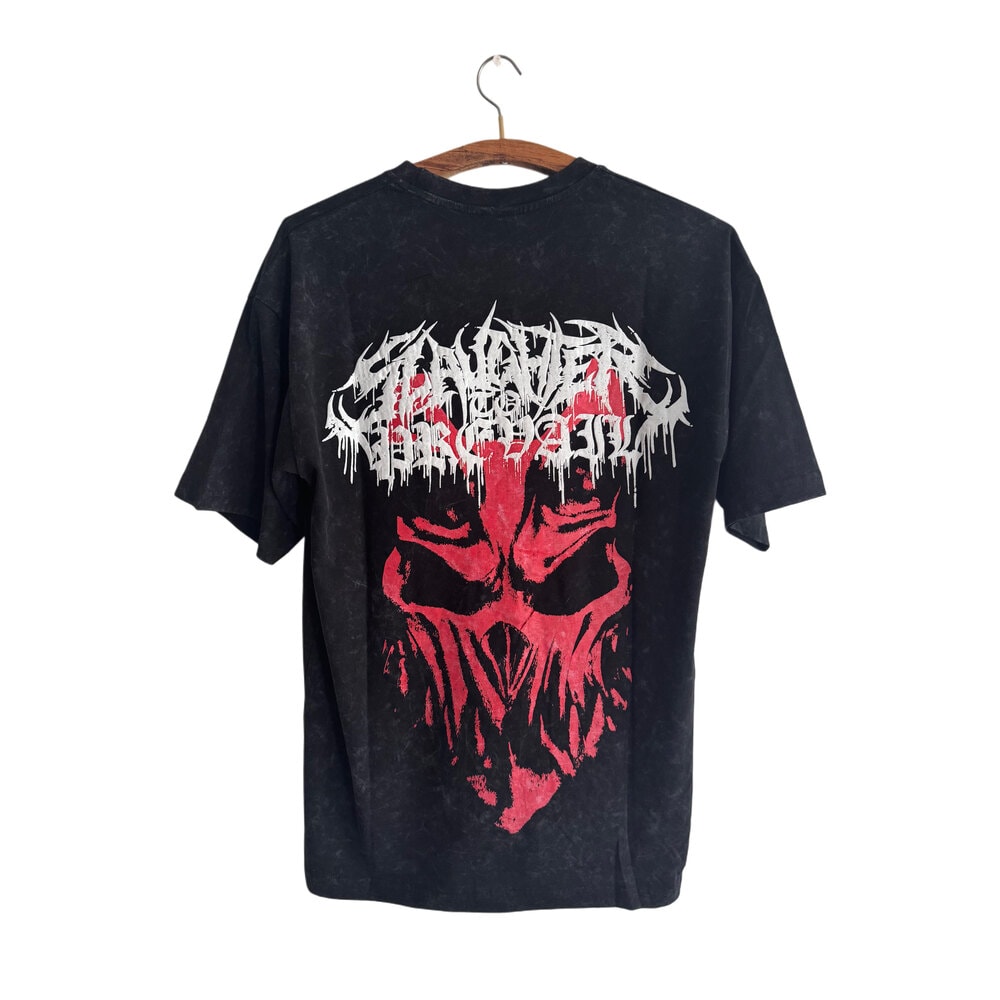 Slaughter To Prevail - Demolisher yıkamalı oversize tişört