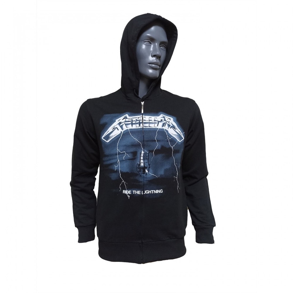 Metallica - Ride The Lightning fermuarlı sweatshirt