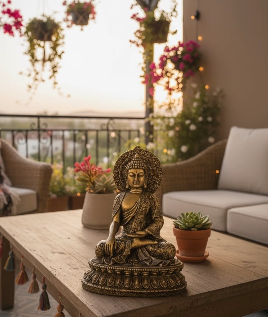 Antik Tarz Buda Heykeli 