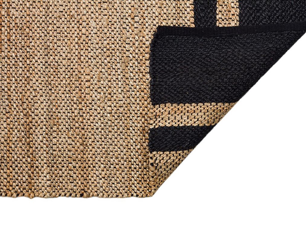 Natural Black Jüt Halı 