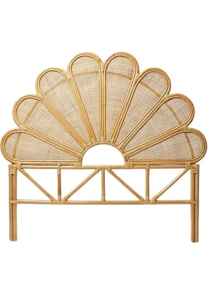 Doğal Rattan Yatak Başlığı