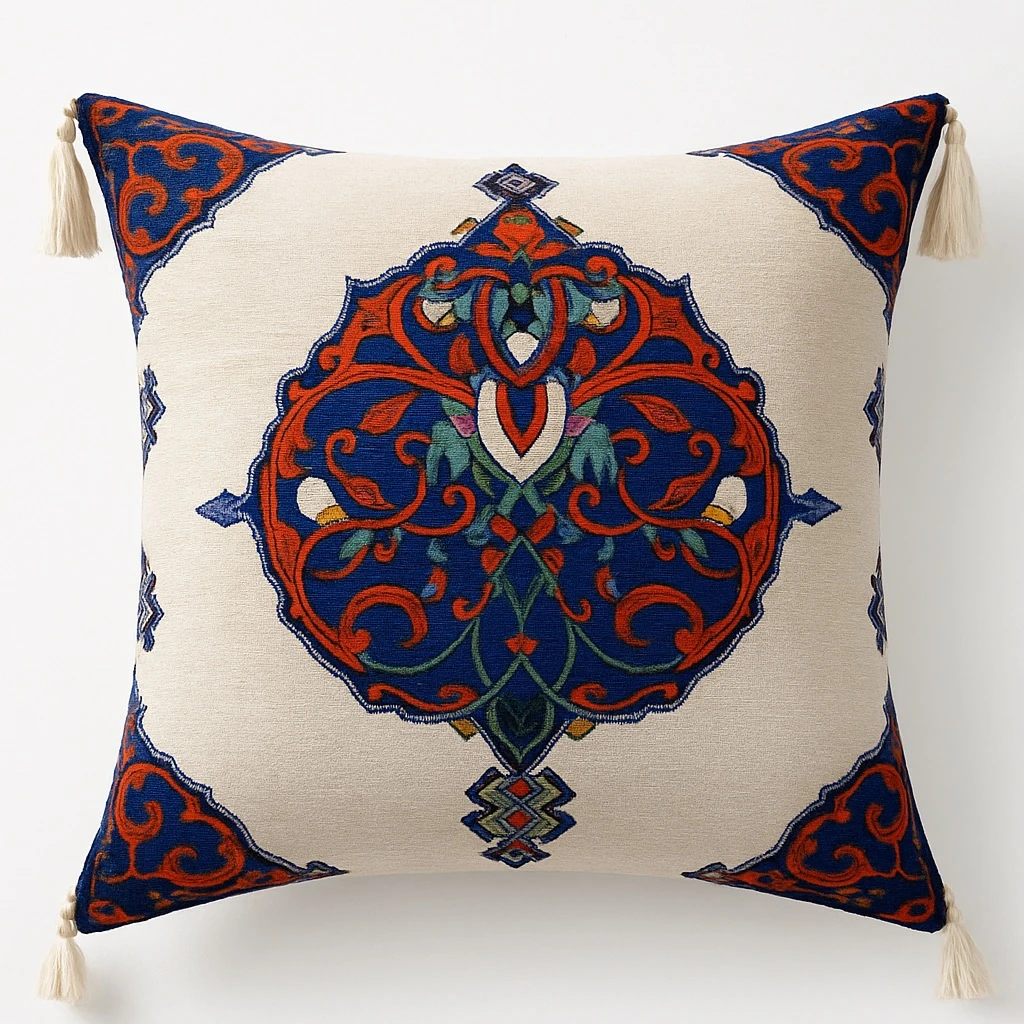 Etnik Desen Kırlent Kılıfı 