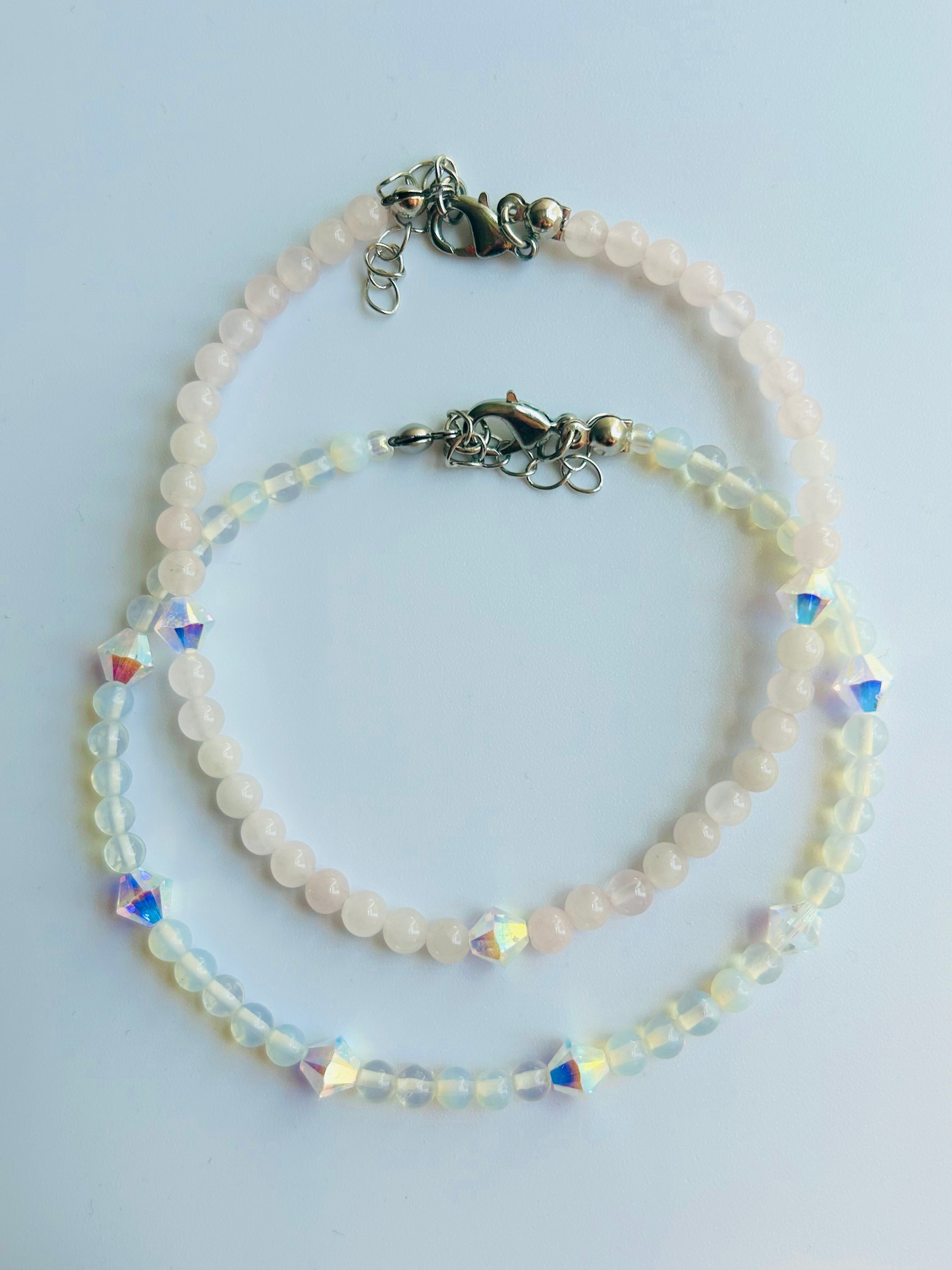 Opal - Swarovski Boncuk Halhal