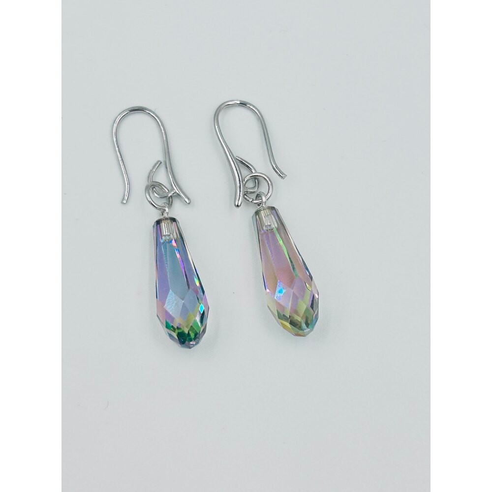 Swarovski Kristal Taş Rainbow Drop Küpe