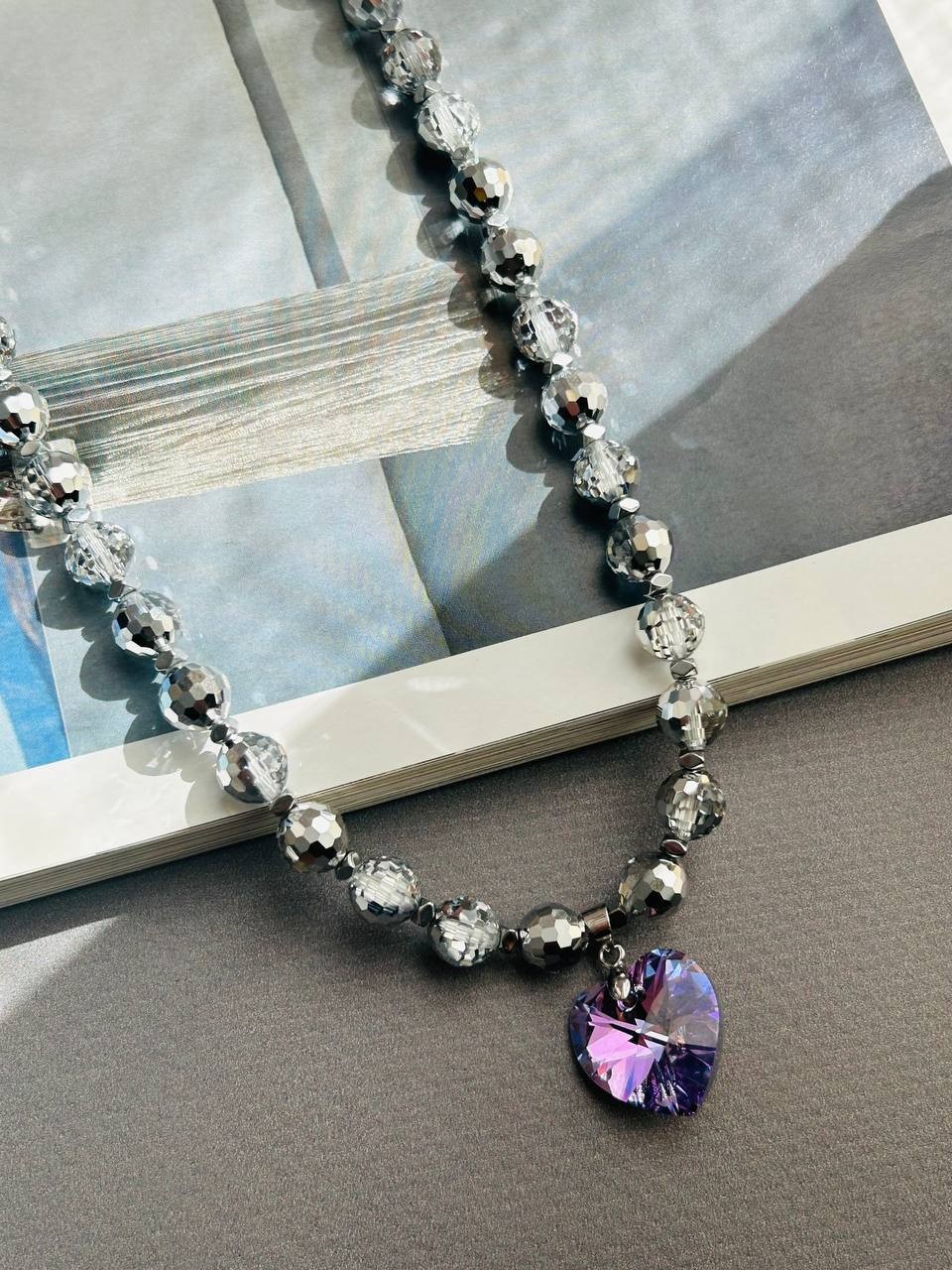 Luna No 2 Swarovski Kristal Taş Kolye