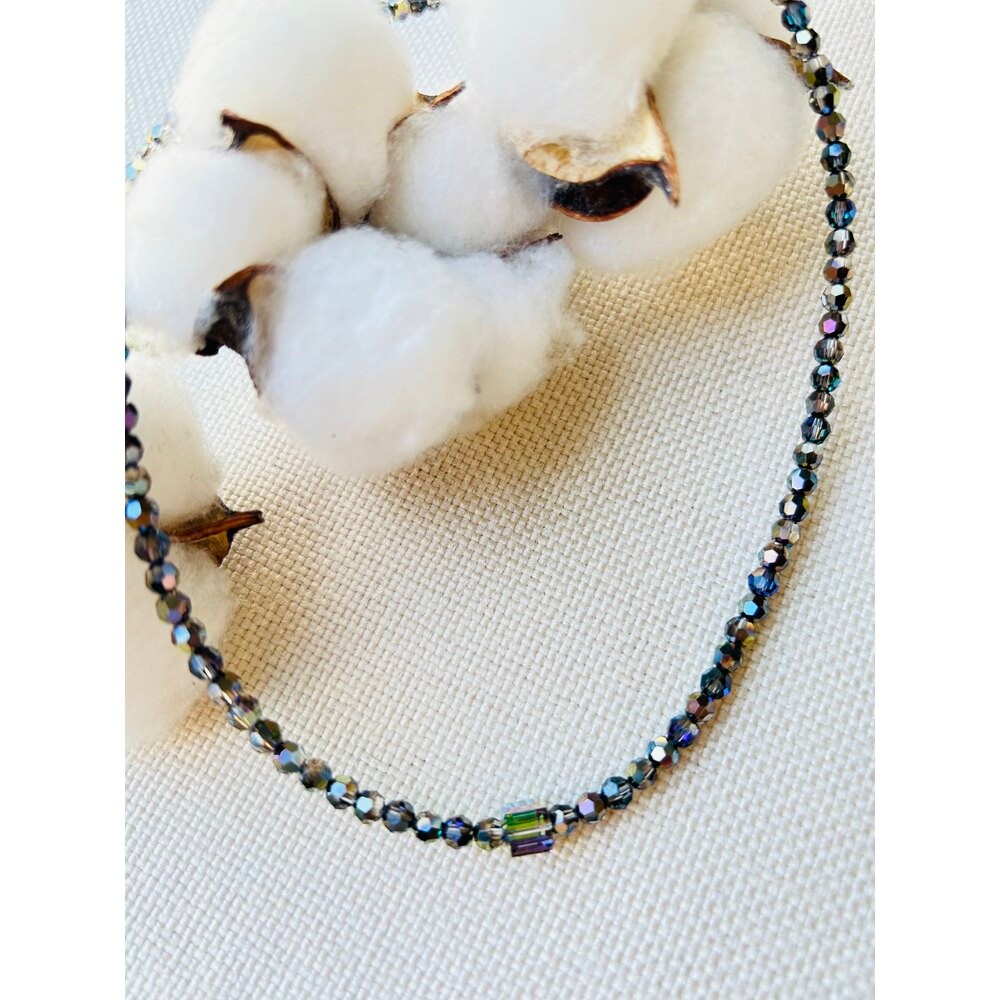 Heliotrope Swarovski Kristal Kolye