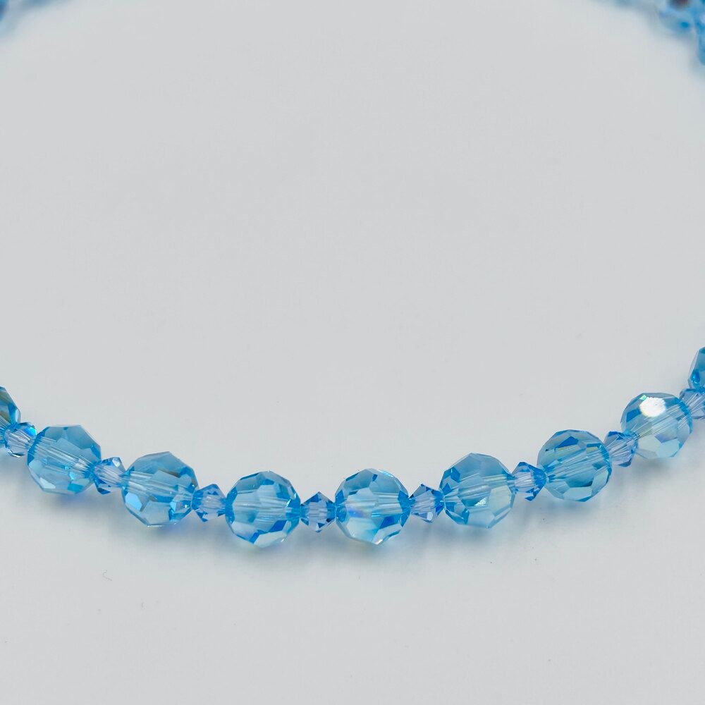 Aquamarine Swarovski Crystal Beads 8 mm