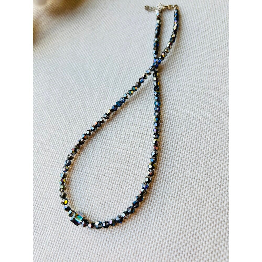 Heliotrope Swarovski Kristal Kolye