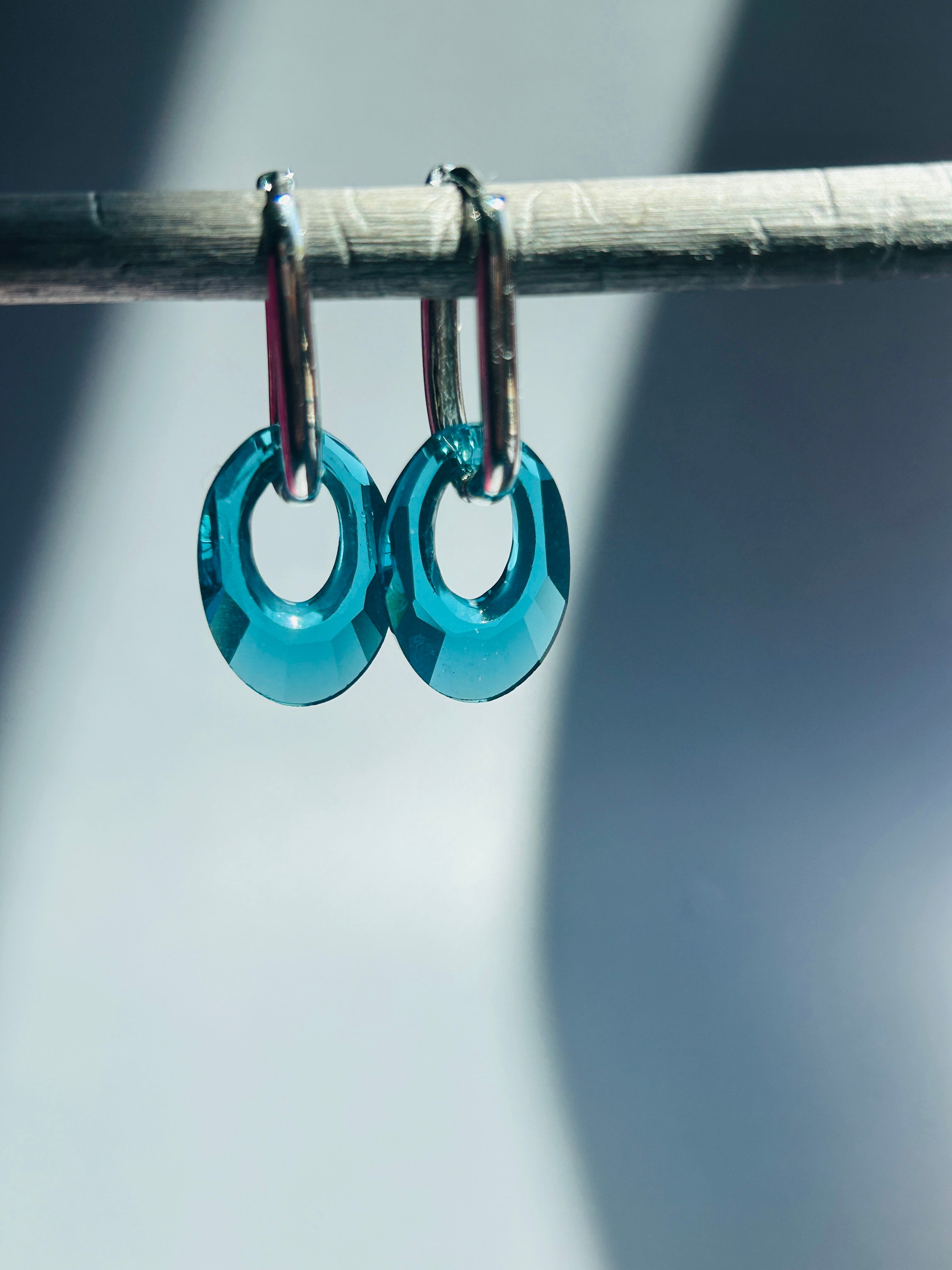 Helios Mini Navy Küpe Çift