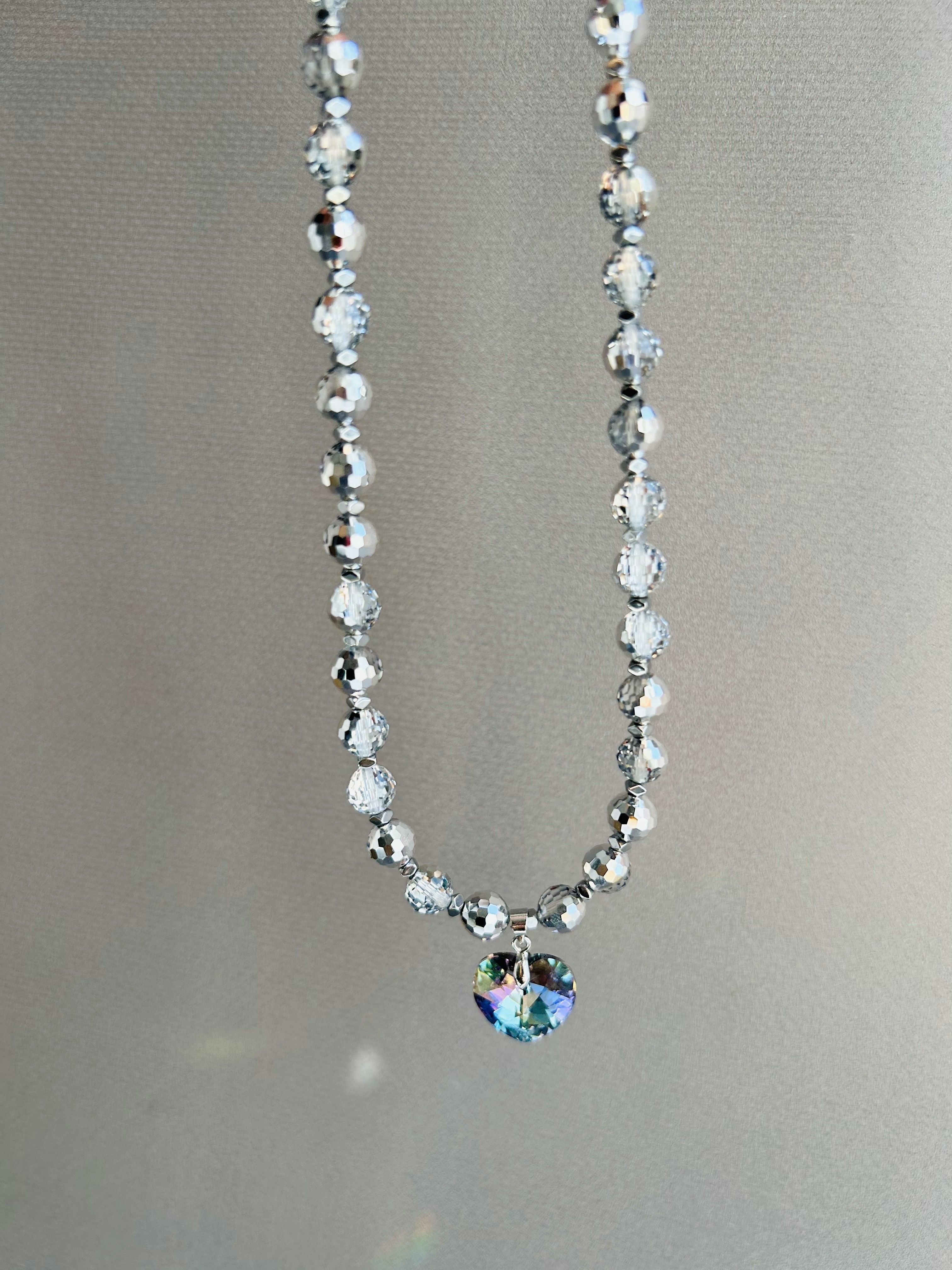 Luna No 2 Swarovski Kristal Taş Kolye