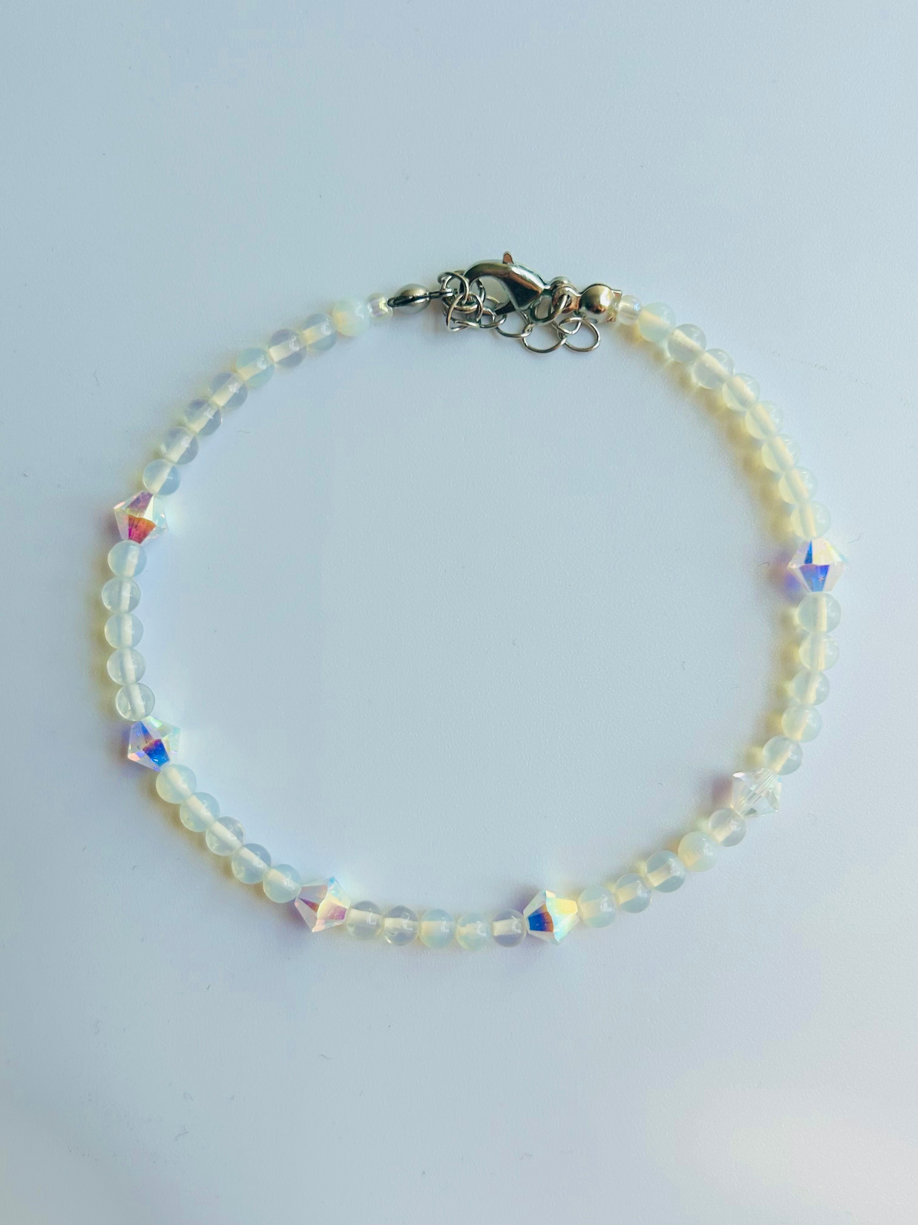 Opal - Swarovski Boncuk Halhal