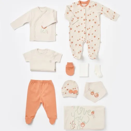 BİBABY ORGANİC HASTANE ÇIKIŞI 10'LU SUMMER FRUİT LİGHT CREAM CARAMEL 