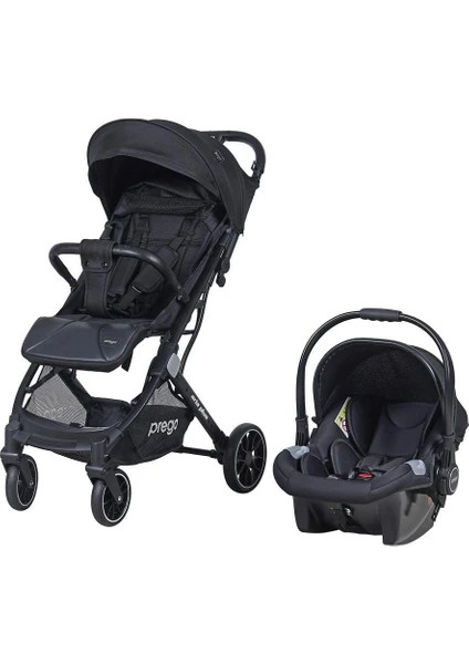 PREGO ARİA PLUS 2037 TRAVEL SİSTEM BEBEK ARABASI SİYAH