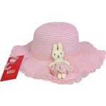 Kitti Hasır Şapka Pembe Asortili