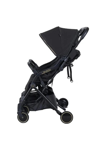 Prego 2236 London Yanyana İkiz Bebek Arabası Siyah