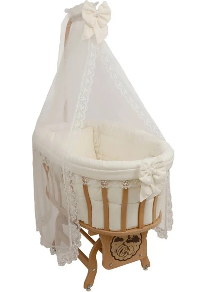Baby Tech Duux Naturel Sepet Beşik Krem 