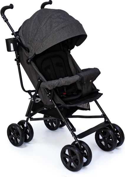  Duux Siena Hafif Doğumdan 3 Yaşına Kadar Kullanılabilen Baston Bebek Arabası Siyah 