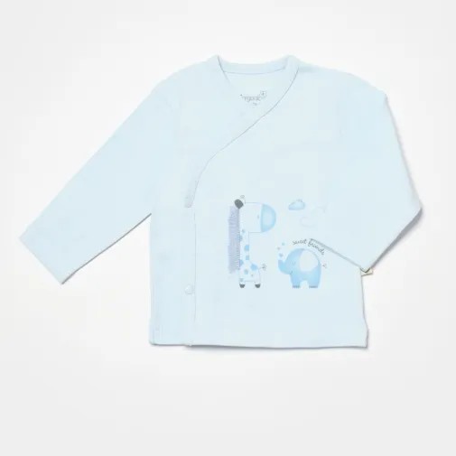 Bibaby Unisex Organik 3Lü Takım Sweet Friends Mavi
