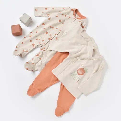BİBABY ORGANİC HASTANE ÇIKIŞI 10'LU SUMMER FRUİT LİGHT CREAM CARAMEL 