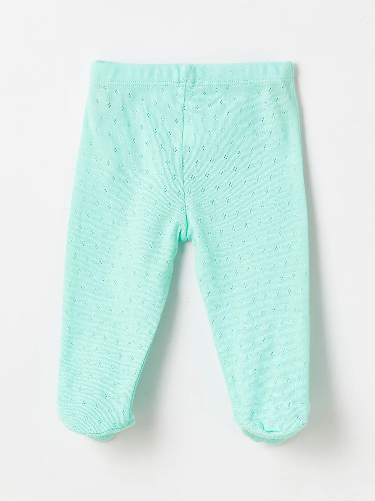 Luggi Baby Yeşil V Yaka Desenli Bebek Pijama Takımı