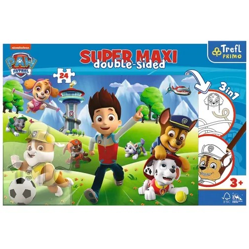 Trefl 24 Parça Süper Puzzle Maxi Paw Patrol
